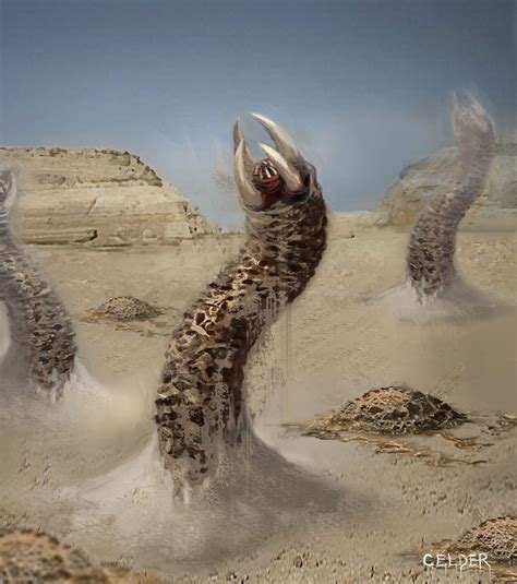 Sand Worm Characters And Art Vindictus Creature Concept Art
