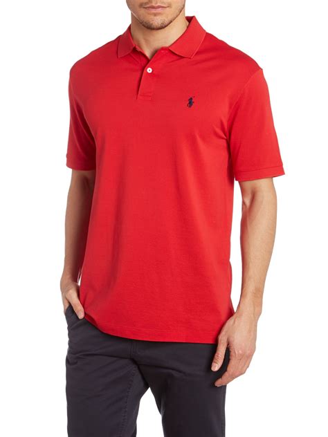 Ralph Lauren Golf Classic Pro Fit Polo Shirt In Red For Men Lyst