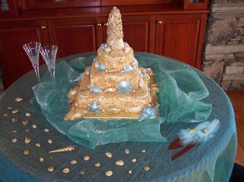 Sand Castle Wedding Cake