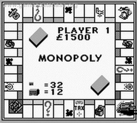 Monopoly Nintendo Game Boy Games Database
