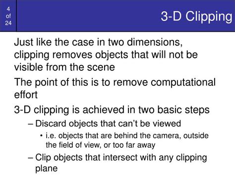 Ppt Computer Graphics 9 Clipping In 3d Powerpoint Presentation Id