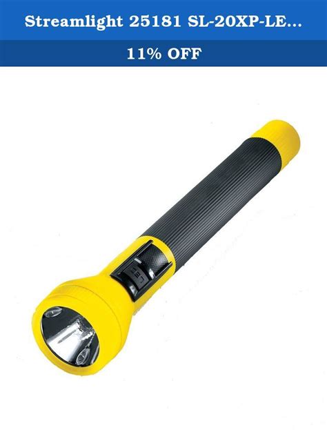 Streamlight 25181 Sl 20xp Led Flashlight With Ac Charger Yellow Full
