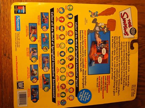 Playmates 2000 The Simpsons Itchy And Scratchy Action Figure Set Moc 1923232365
