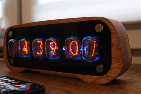 Nixie Tube Clock With In 12 Tubes And Case Fully Assembled Etsy