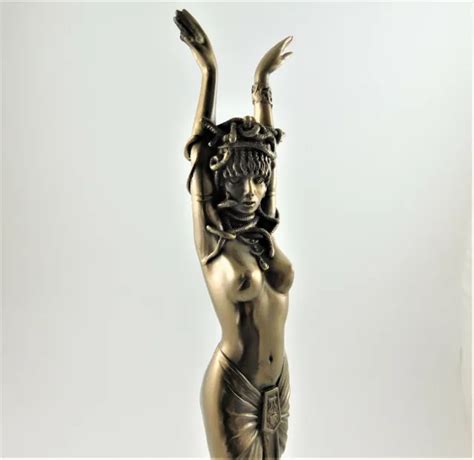 Medusa Erotic Deco Dancer Figurine Nude Female Statue Naked Ornament Sculpture Picclick Uk