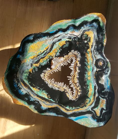 Custom maple burl coffee table | etsy. Custom crystal coffee table, small, geode, furniture, side ...