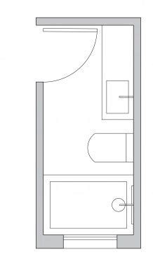 In the main bathroom area, there are two separate private sink areas. Small Bathroom Layout Ideas From An Architect: Floor Plans ...