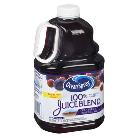 Ocean Spray 100 Juice Cranberry And Concord Grape 3 L Voilà Online