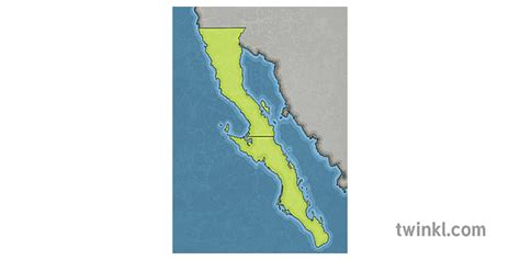 Mapa California E Baixa California Mapa Historia California Usa Ks2