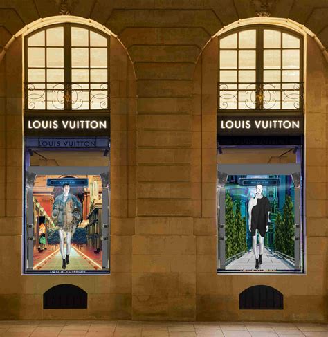 Louis Vuitton Creates Postcards From The Future Window Displays