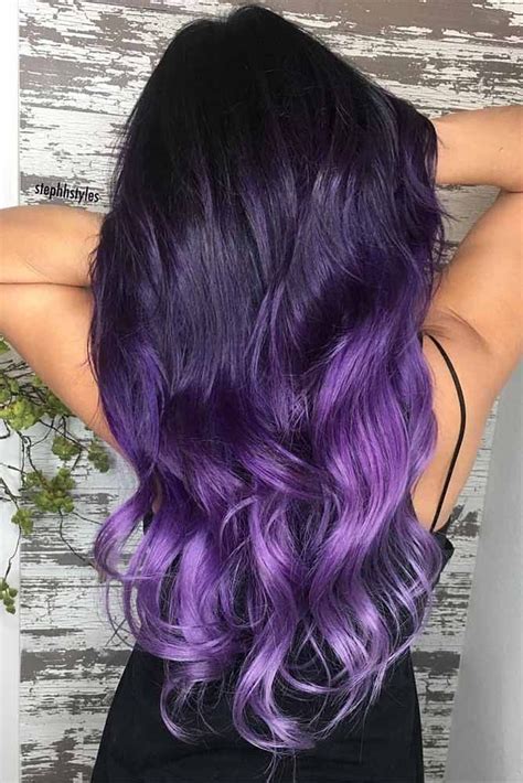 Fashionable hair color like this is best when paired with a long haircut. Hair Color 2017/ 2018 - Dark purple hair: let us discuss ...