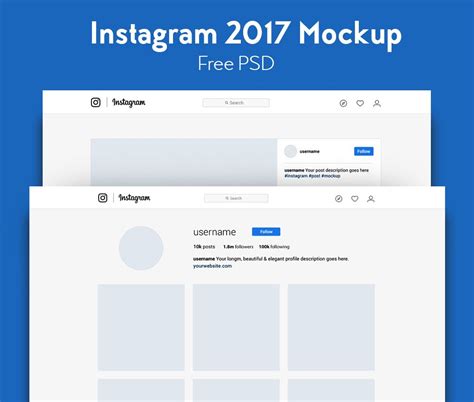 2,000+ vectors, stock photos & psd files. Instagram 2017 Mockup Free PSD | Instagram 2017, Instagram ...