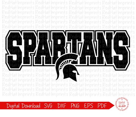 Spartan Svg Spartans Svg Spartan Mascot Spartans Svg Etsy