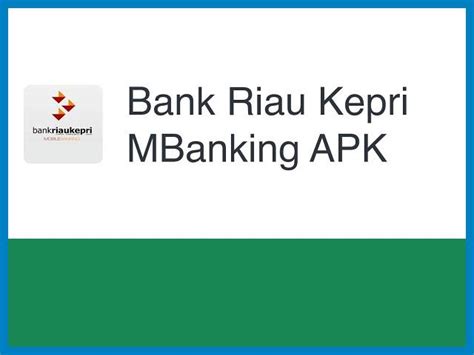Cara Daftar Bank Riau Kepri Mobile Terlengkap No Rekening