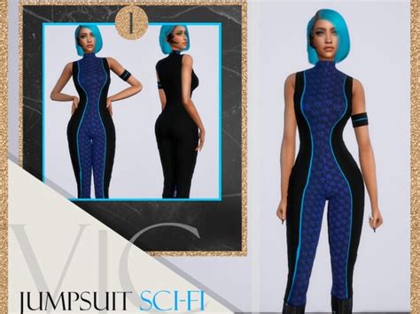 Jumpsuit Apocalypse Sci Fi By Viy Sims Sims 4 Female Clothes