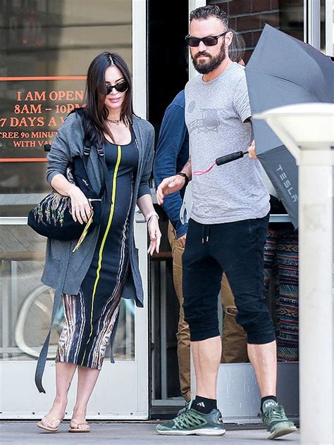 Pregnant Megan Fox And Brian Austin Green Had A Meal Togeteher In La