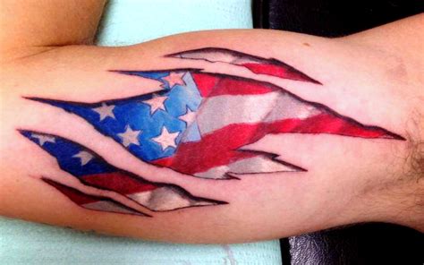 120 American Flag Tattoos For Men 2021 Us Patriotic Designs