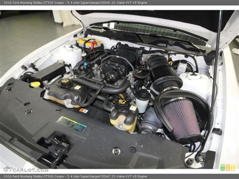 54 Liter Supercharged Dohc 32 Valve Vvt V8 Engine For The 2010 Ford