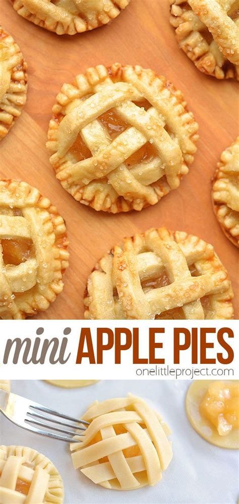 Mini Apple Pies Recipe Mini Apple Pies Apple Recipes Yummy Food