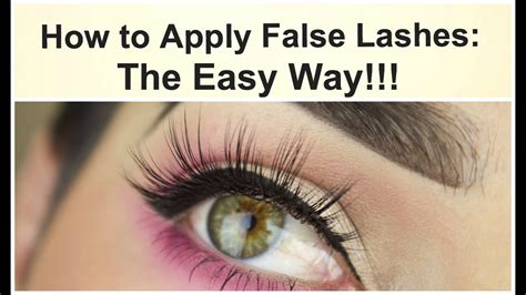 Start at the corner of your eye and only use the sterile applicators supplied with latisse ® to apply the product. How to apply false eyelashes, the easy way | Mannymua ...