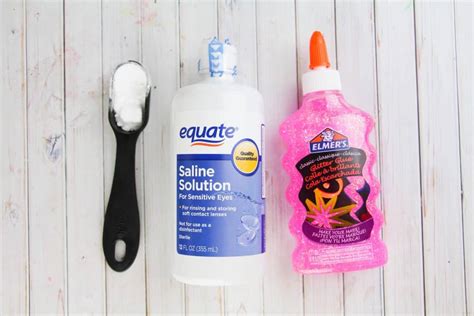 How To Make Pink Glitter Slime Pink Glitter Slime Recipe