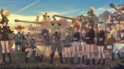 Download 1920x1080 Girls Und Panzer Anime Girls Tanks