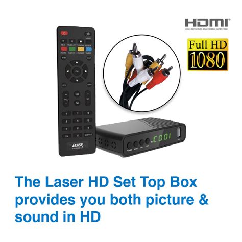 Digital Set Top Box Stb 9000 Full Hd Media Player Laserco