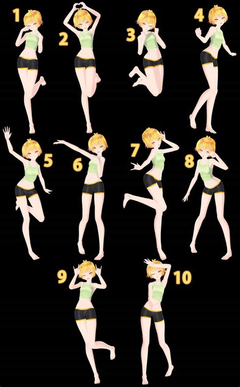 Mmd Pose Pack 6 Dl By Snorlaxin On Deviantart