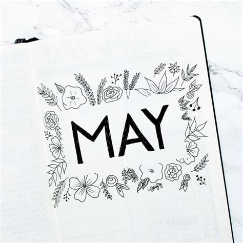 60 Beautiful Bullet Journal Cover Page Ideas For Every Month Of The Year
