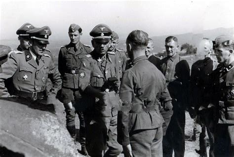 Ritterkreuzträger Visit Of V Ss Gebirgskorps To Ss