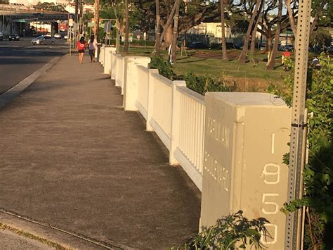 1950 Kapiolani Blvd Bridge Over Manoa Palolo Stream