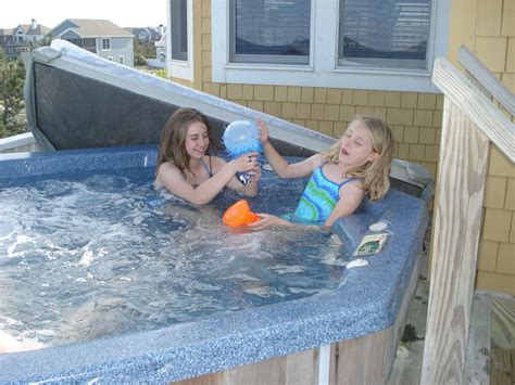Me In The Hot Tub With My Sister Hot Tub Tub Outdoor Decor