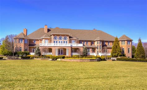 18000 Square Foot Brick Mansion In Marlboro Nj Homes Of The Rich