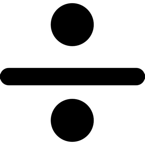 Divide Mathematics Maths Calculate Symbols Sign Signs Symbol