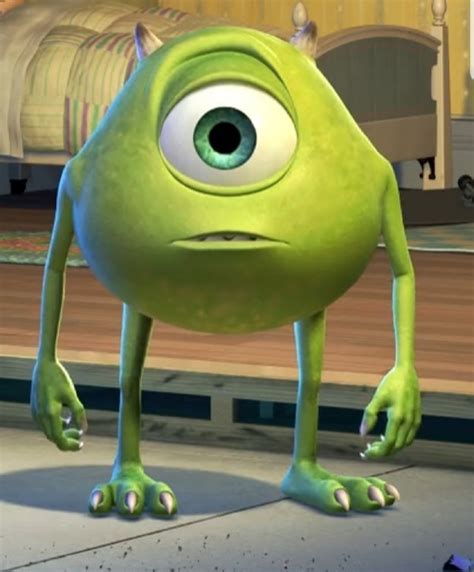 Mike Wazowski Normal Face Monsters Inc Blank Template Imgflip