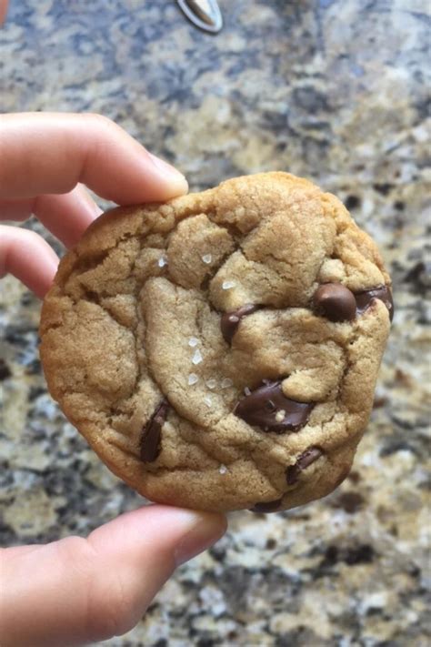 Homemade Brown Butter Chocolate Chip Cookie With Sea Salt Rfood