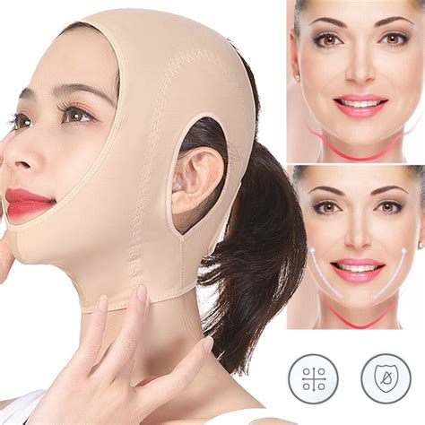 face v shaper mask reusable m l facial slimming bandage lifting firming anti wrinkle reduce