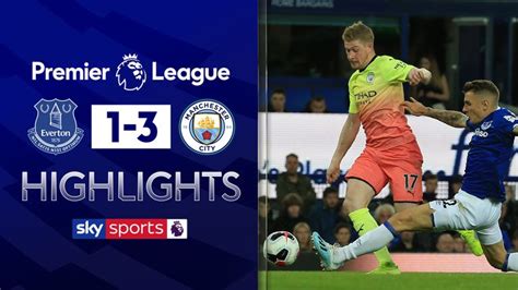 Everton vs manchester city team. Everton 1 - 3 Man City - Match Report & Highlights
