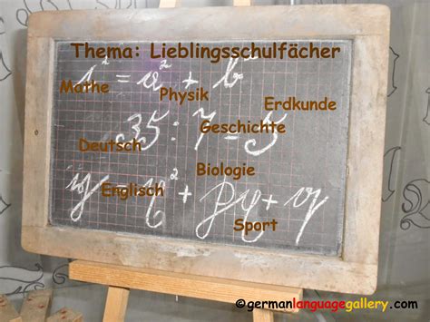 przedmioty szkolne po niemiecku - Schulfächer auf Deutsch | Łączy nas