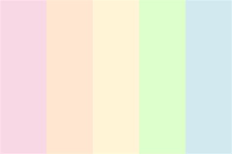 Pastel Marshmallow Twist Color Palette