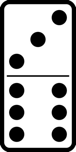 Domino Tile 3 6 Vector Image Public Domain Vectors