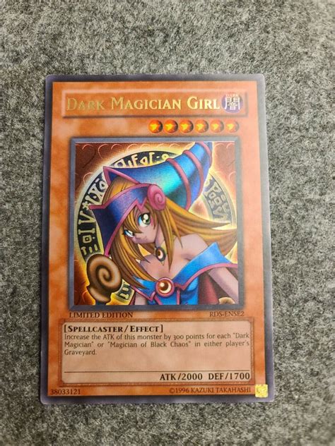 dark magician girl rds ense2 ultra rare limited edition yugioh card 1996 values mavin