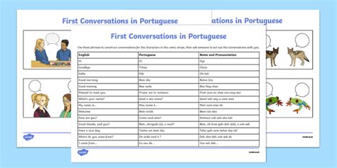Portuguese Greeting Worksheet Teacher Made Twinkl