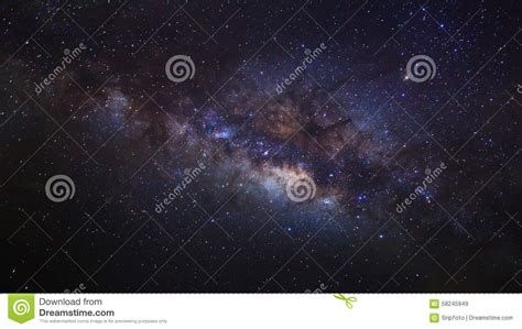 The Center Of The Milky Way Galaxy Long Exposure