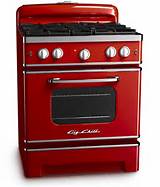 Pictures of Red Electric Oven