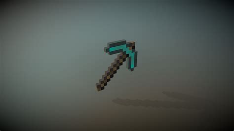 Minecraft Diamond Pickaxe Download Free 3d Model By Ivywilliams