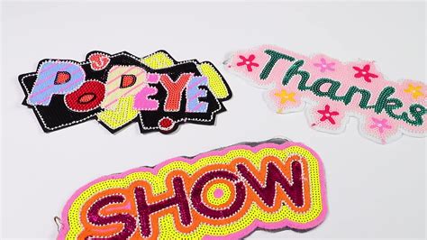 Wholesale Custom Sequin Patch Sequin Iron On Patches For Shirts Buy