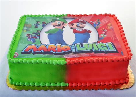 Birthday birthdaycake birthdaygift cake mario picture. 1404 - Mario & Luigi - Wedding Cakes | Fresh Bakery ...