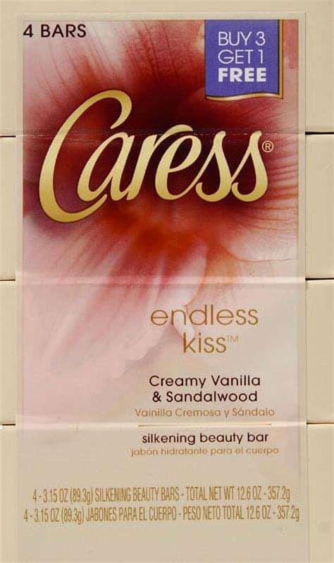 Caress Endless Kiss Creamy Vanilla And Sandalwood Silkening Beauty Bar 3