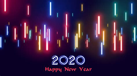 happy new year greetings full hd 2020 wallpaper hd wallpaperuse